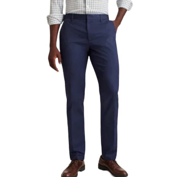 Bonobos Weekday Warrior Slim Dress Pants in Monday True Blue M-011 Sz 38W x 34L - Picture 1 of 13
